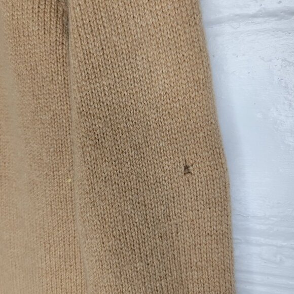 New Zealand Cashmere Collection XS Cardigan Sweater Full Zip Beaded Birds AS IS - Picture 9 of 9